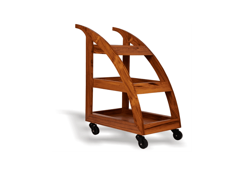 Dhanur Wooden Spa Trolley