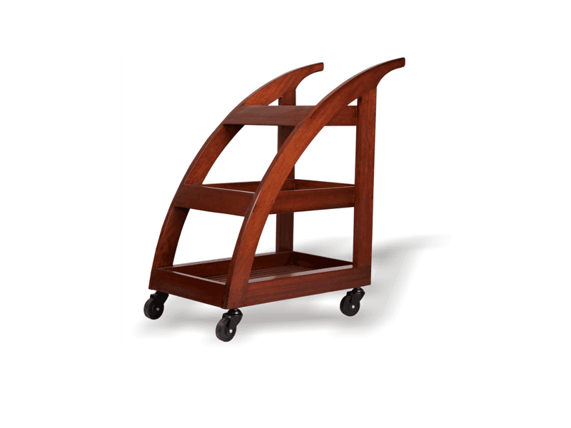 Dhanur Wooden Spa Trolley