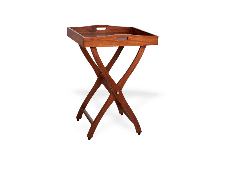 Keerti Foldable Wooden Spa Trolley