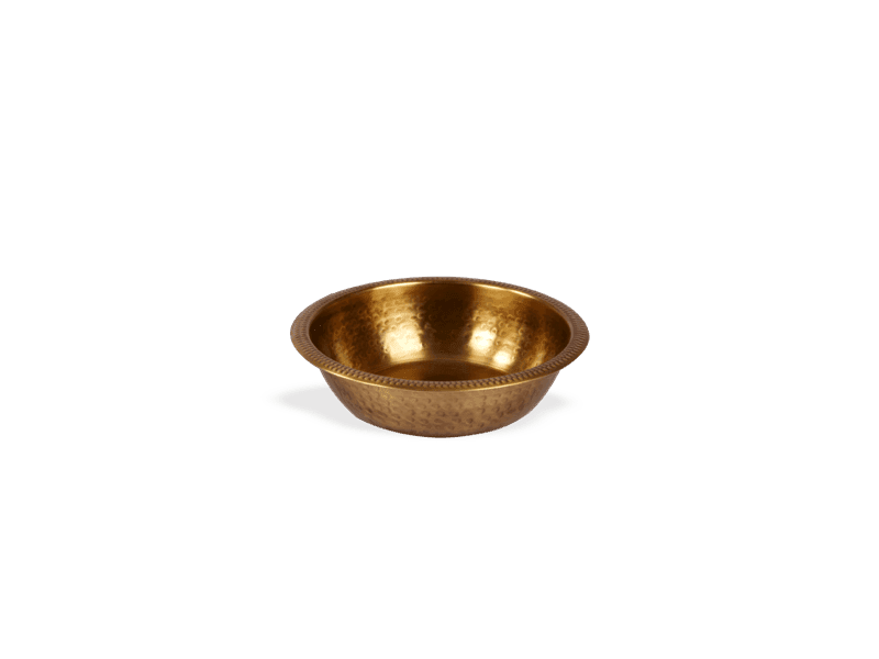 Brass Oil Collection Vessel